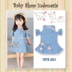 Dress Anak Off Shoulder Sakura  large